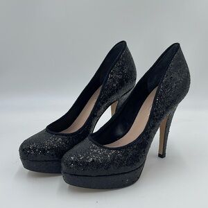Carvela Kurt Geiger Black Sparkly High Heels Size 36